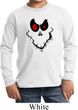 Kids Halloween Shirt Ghost Face Long Sleeve Tee T-Shirt
