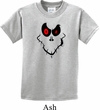 Kids Halloween Shirt Ghost Face Tee T-Shirt