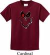 Kids Halloween Shirt Ghost Face Tee T-Shirt