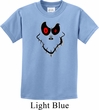 Kids Halloween Shirt Ghost Face Tee T-Shirt