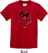 Kids Halloween Shirt Ghost Face Tee T-Shirt