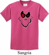 Kids Halloween Shirt Ghost Face Tee T-Shirt