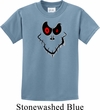 Kids Halloween Shirt Ghost Face Tee T-Shirt
