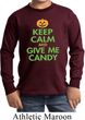Kids Halloween Shirt Give Me Candy Long Sleeve Tee T-Shirt