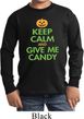 Kids Halloween Shirt Give Me Candy Long Sleeve Tee T-Shirt