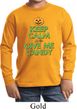 Kids Halloween Shirt Give Me Candy Long Sleeve Tee T-Shirt