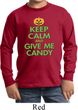 Kids Halloween Shirt Give Me Candy Long Sleeve Tee T-Shirt