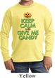 Kids Halloween Shirt Give Me Candy Long Sleeve Tee T-Shirt