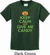 Kids Halloween Shirt Keep Calm and Give Me Candy Tee T-Shirt