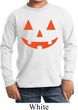 Kids Halloween Shirt Orange Jack O Lantern Long Sleeve Tee T-Shirt