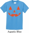 Kids Halloween Shirt Orange Jack O Lantern Tee T-Shirt