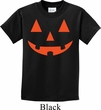 Kids Halloween Shirt Orange Jack O Lantern Tee T-Shirt