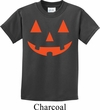 Kids Halloween Shirt Orange Jack O Lantern Tee T-Shirt