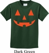 Kids Halloween Shirt Orange Jack O Lantern Tee T-Shirt