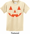 Kids Halloween Shirt Orange Jack O Lantern Tee T-Shirt