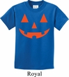Kids Halloween Shirt Orange Jack O Lantern Tee T-Shirt