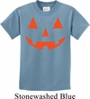 Kids Halloween Shirt Orange Jack O Lantern Tee T-Shirt