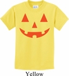 Kids Halloween Shirt Orange Jack O Lantern Tee T-Shirt