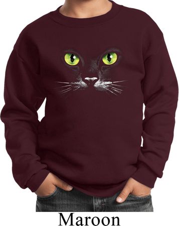 Kids Halloween Sweatshirt Black Cat Sweat Shirt
