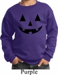 Kids Halloween Sweatshirt Black Jack O Lantern Sweat Shirt