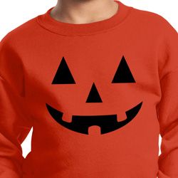 Kids Halloween Sweatshirt Black Jack O Lantern Sweat Shirt