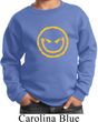 Kids Halloween Sweatshirt Evil Smiley Face Sweat Shirt