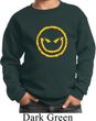 Kids Halloween Sweatshirt Evil Smiley Face Sweat Shirt
