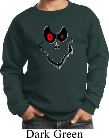 Kids Halloween Sweatshirt Ghost Face Sweat Shirt