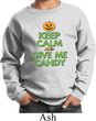 Kids Halloween Sweatshirt Keep Calm and Give Me Candy Sweat Shirt