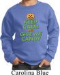 Kids Halloween Sweatshirt Keep Calm and Give Me Candy Sweat Shirt