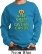 Kids Halloween Sweatshirt Keep Calm and Give Me Candy Sweat Shirt