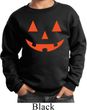Kids Halloween Sweatshirt Orange Jack O Lantern Sweat Shirt