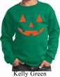 Kids Halloween Sweatshirt Orange Jack O Lantern Sweat Shirt