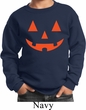 Kids Halloween Sweatshirt Orange Jack O Lantern Sweat Shirt