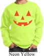 Kids Halloween Sweatshirt Orange Jack O Lantern Sweat Shirt