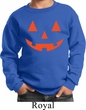 Kids Halloween Sweatshirt Orange Jack O Lantern Sweat Shirt