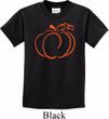 Kids Halloween Tee Pumpkin Sketch Youth T-shirt