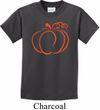 Kids Halloween Tee Pumpkin Sketch Youth T-shirt
