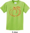 Kids Halloween Tee Pumpkin Sketch Youth T-shirt