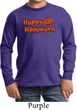 Kids Happy Halloween with Pumpkin Youth Long Sleeve