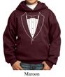 Kids Hoodie Basic White Tuxedo Hoody