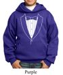 Kids Hoodie Basic White Tuxedo Hoody