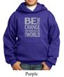 Kids Hoodie Be The Change Hoody