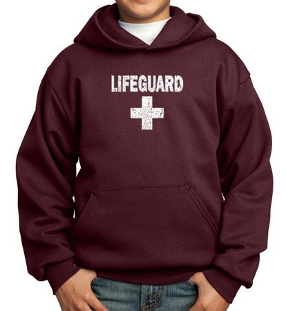 Kids Hoodie Distressed Lifeguard Hoody