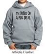 Kids Hoodie Kind of a Big Deal Black Print Hoody