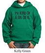 Kids Hoodie Kind of a Big Deal Black Print Hoody