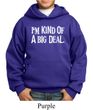 Kids Hoodie Kind of a Big Deal White Print Hoody