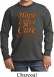Kids Leukemia Cancer Hope Love Cure Youth Long Sleeve