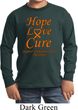 Kids Leukemia Cancer Hope Love Cure Youth Long Sleeve