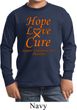 Kids Leukemia Cancer Hope Love Cure Youth Long Sleeve